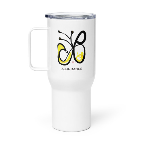 Abundance | Fortune Talisman by Manwol | Travel Mug with a Handle