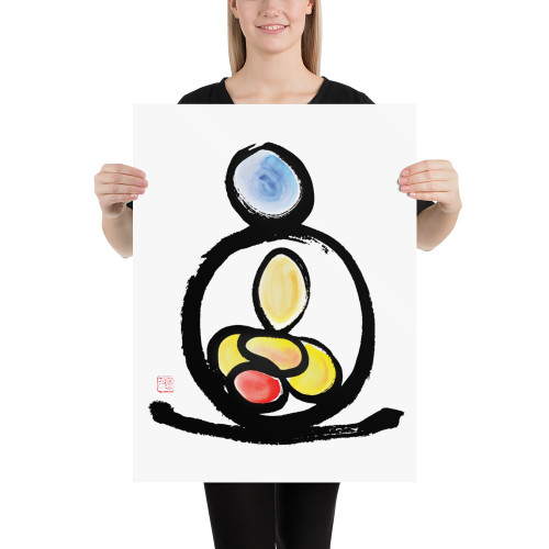 Good Health - Fortune Talisman - Manwol Art Exhibition | Unframed Paper Print