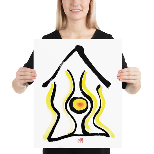 Business Success - Fortune Talisman - Manwol Art Exhibition | Unframed Paper Print