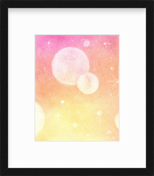 Heaven and Earth 3 | Ilchibuko Energy Art | Framed Paper Print