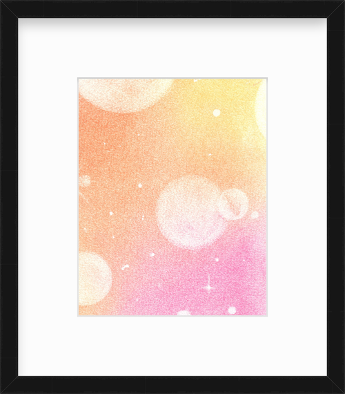Heaven and Earth 4 | Ilchibuko Energy Art | Framed Paper Print