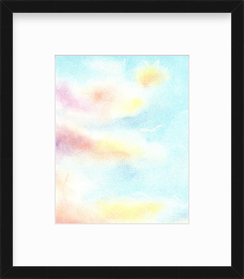 Heaven and Earth 8 | Ilchibuko Energy Art | Framed Paper Print