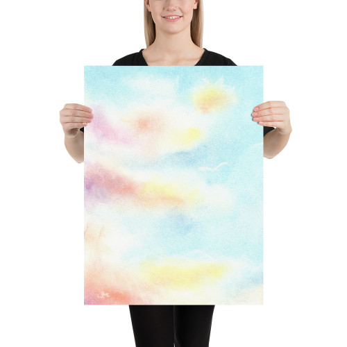 Heaven and Earth 8 | Ilchibuko Energy Art | Unframed Paper Print
