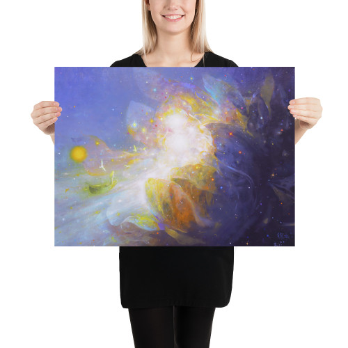 Bokbon — Return to the Source | Al Choi Energy Art | Unframed Paper Print