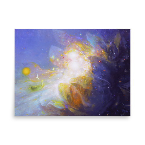 Bokbon — Return to the Source | Al Choi Energy Art | Unframed Paper Print
