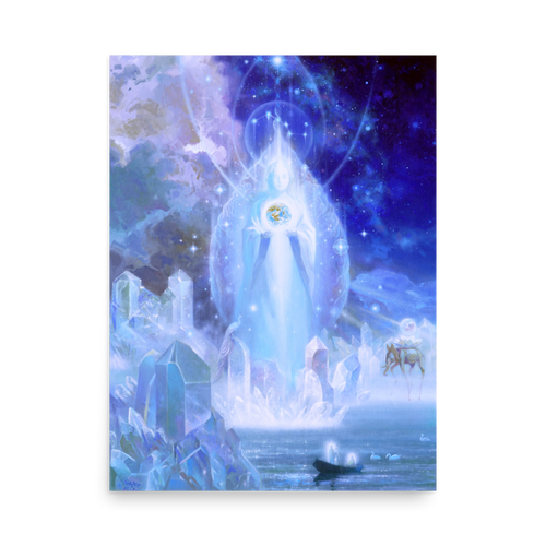 Soul Traveler | Al Choi Energy Art | Unframed Paper Print
