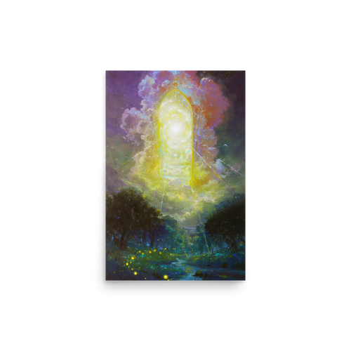 Gate of Dimensions | Al Choi Energy Art | Unframed Paper Print