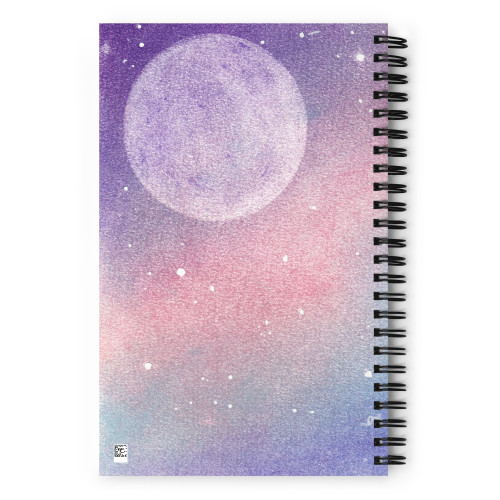 Heaven and Earth 7 | Ilchibuko Energy Art | Spiral Notebook
