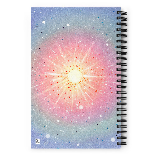 Heaven and Earth 5 | Ilchibuko Energy Art | Spiral Notebook
