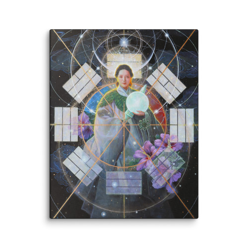 Sacred Mother of Ancient Korea | Al Choi Energy Art | Unframed Canvas Print