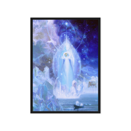 Soul Traveler | Al Choi Energy Art | Framed Canvas Print