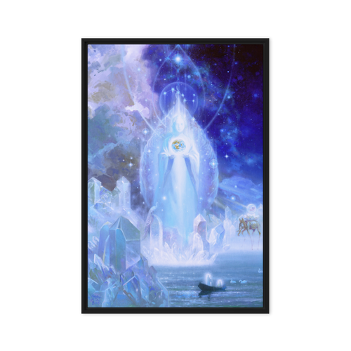 Soul Traveler | Al Choi Energy Art | Framed Canvas Print