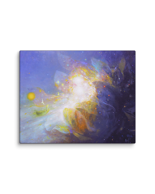 Bokbon Return to the Source canvas print front view