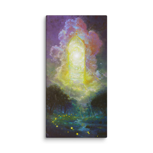 Gate of Dimensions | Al Choi Energy Art | Unframed Canvas Print