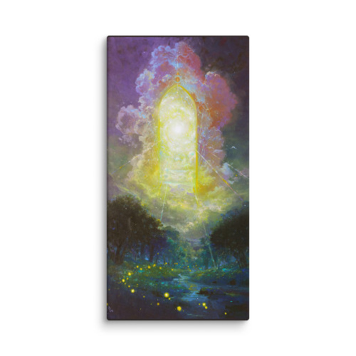 Gate of Dimensions | Al Choi Energy Art | Unframed Canvas Print