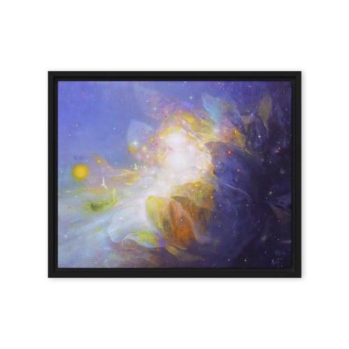 Bokbon - Return to the Source | Al Choi Energy Art | Framed Canvas Print