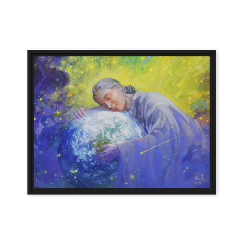 Mago — Mother Earth | Al Choi Energy Art | Framed Canvas Print