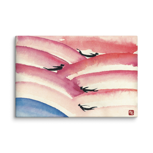 Senses | Life In Motion Series | Manwol Energy Art | Unframed Canvas Print