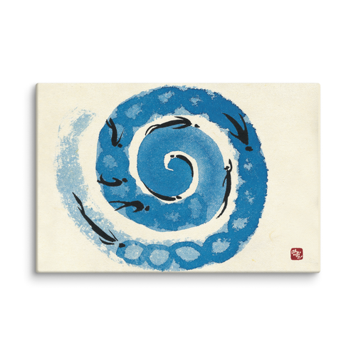 Breath | Life In Motion Series | Manwol Energy Art | Unframed Canvas Print