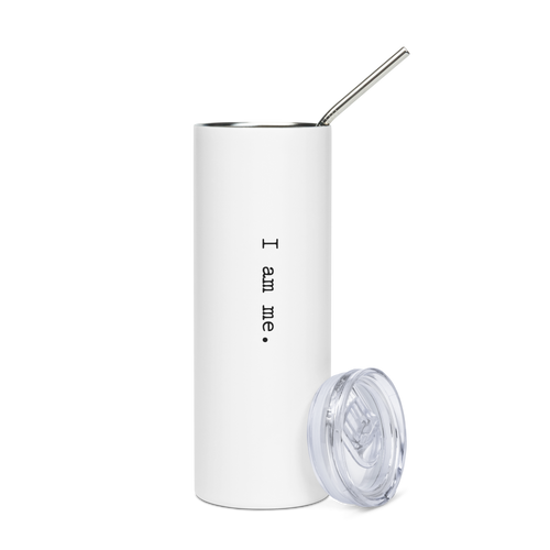 I AM ME - Simple | Stainless Steel Tumbler | White