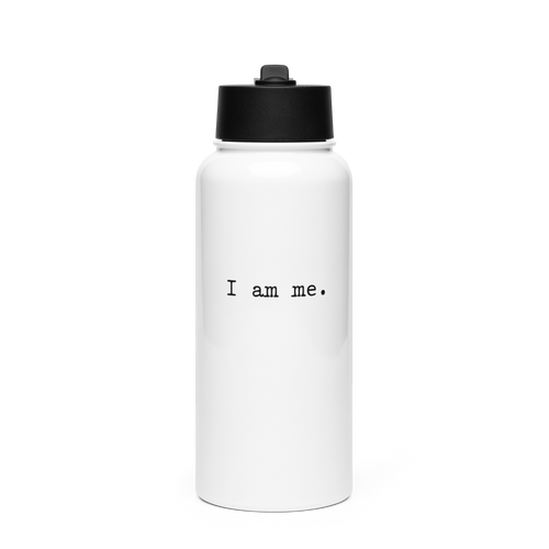 I AM ME - Simple | Stainless Steel Water Bottle with a Straw Lid