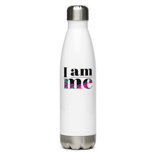 I AM ME | Stainless Steel Water Bottle | White