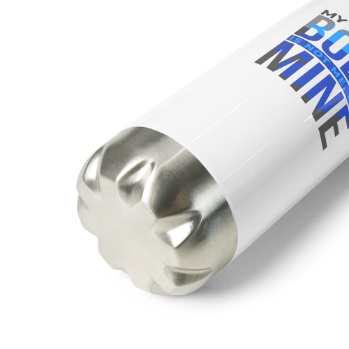 MY BODY IS NOT ME - Bold Colored | Stainless Steel Water Bottle | White