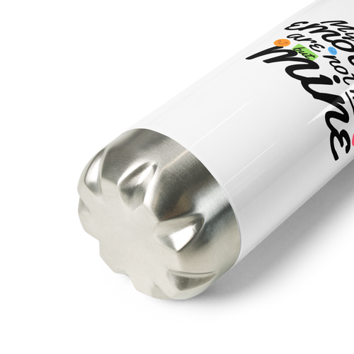 MY EMOTIONS ARE NOT ME | Stainless Steel Water Bottle | White