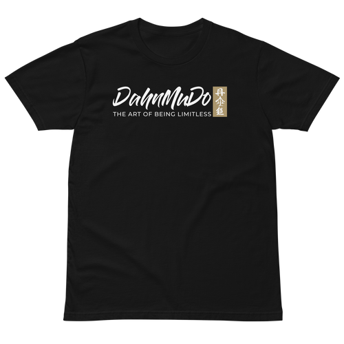 DAHNMUDO: The Art of Being Limitless | Unisex Premium Cotton T-shirt | Dark