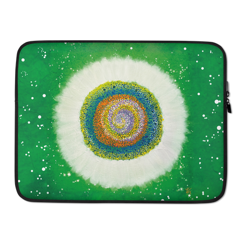 Flower of the Universe #2 Laptop Sleeve by Jisu Han