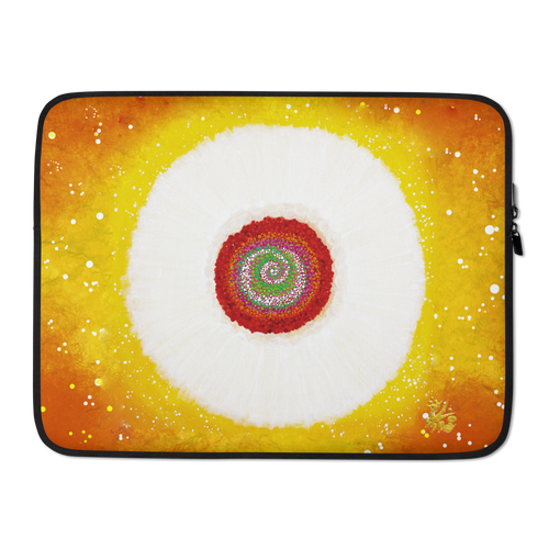 Flower of the Universe #5 Laptop Sleeve by Jisu Han