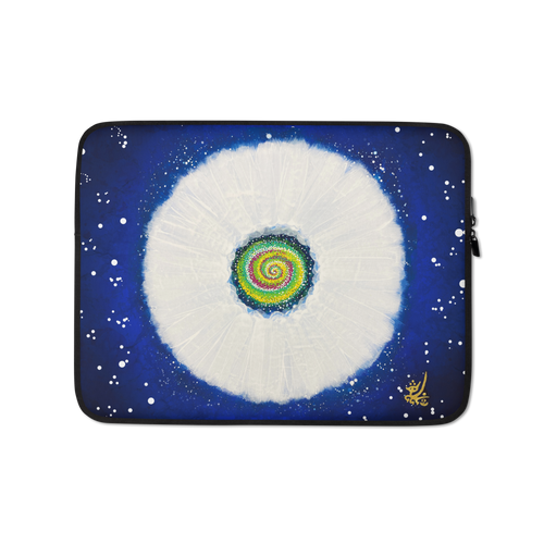 Flower of the Universe #9 Laptop Sleeve by Jisu Han