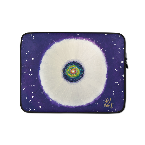 Flower of the Universe #10 Laptop Sleeve by Jisu Han