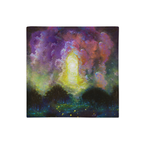 Gate of Dimensions Premium Pillow Case by Al Choi