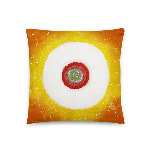 Flower of the Universe #5 Throw Pillow by Jisu Han Flower of the Universe #5 Throw Pillow by Jisu Han