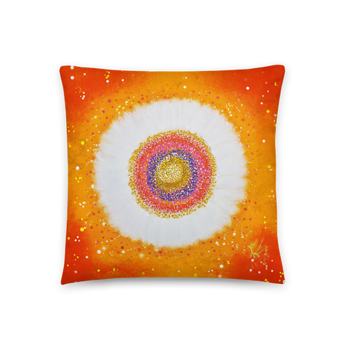 Flower of the Universe #4 Throw Pillow by Jisu Han Flower of the Universe #4 Throw Pillow by Jisu Han