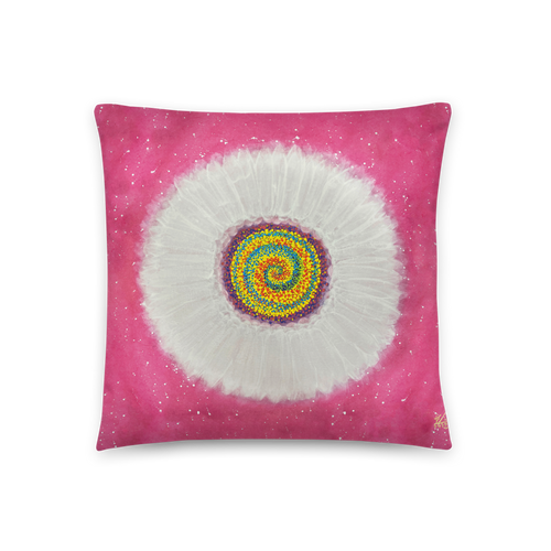 Flower of the Universe #3 Throw Pillow by Jisu Han Flower of the Universe #3 Throw Pillow by Jisu Han