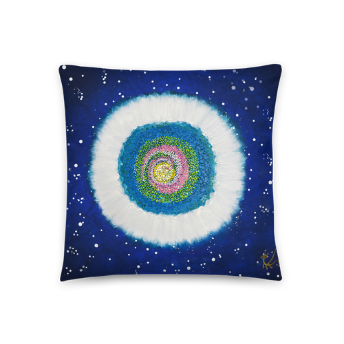 Flower of the Universe #1 Throw Pillow by Jisu Han Flower of the Universe #1 Throw Pillow by Jisu Han
