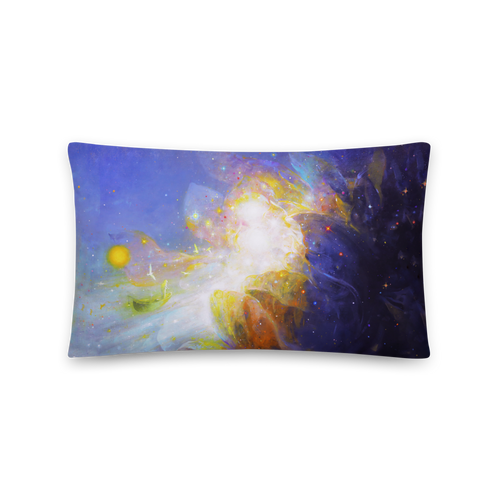 Bokbon - Return to the Source Throw Pillow by Al Choi Bokbon - Return to the Source Throw Pillow by Al Choi