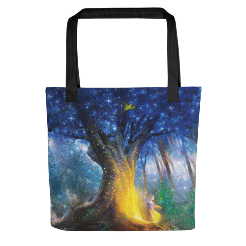 Forest of Dancing Souls Tote Bag - Al Choi Energy Art