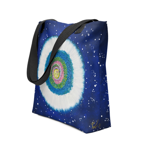 Flower of the Universe #1 Tote Bag Energy Art by Jisu Han