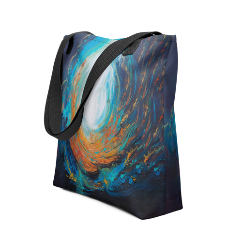 Fireflow Tote Bag Energy Art by Karina Woldt