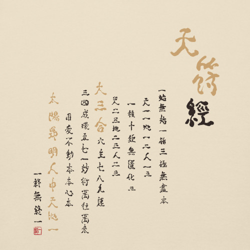 CHUN BU KYUNG CALLIGRAPHY by Ilchi Lee Unisex Premium Pullover Hoodie - Light