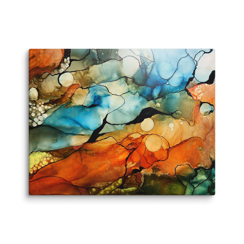 DESERT LANDSCAPE by Rebecca Bond Unframed Canvas Print