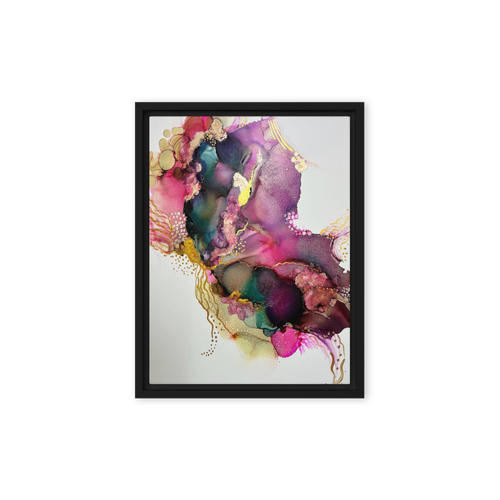 IN BLOOM by Rebecca Bond Framed Canvas Print