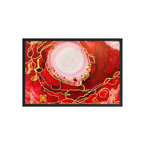 ROOT CHAKRA by Rebecca Bond Framed Paper Print