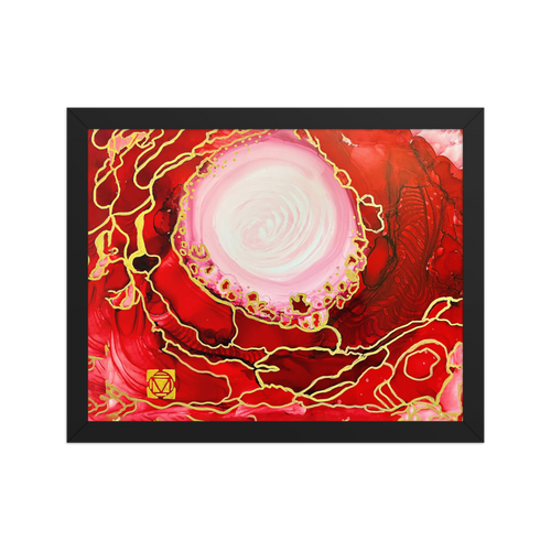 ROOT CHAKRA by Rebecca Bond Framed Paper Print