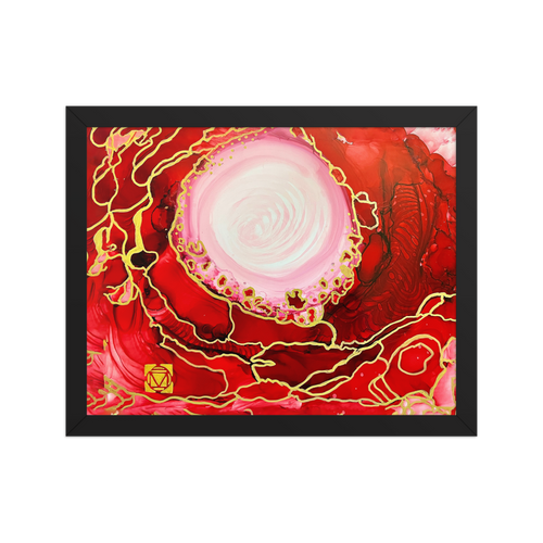 ROOT CHAKRA by Rebecca Bond Framed Paper Print