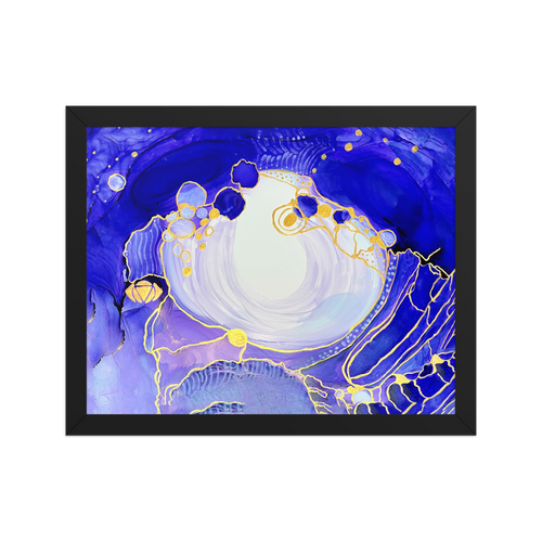 THIRD EYE CHAKRA by Rebecca Bond Framed Paper Print