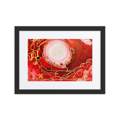 ROOT CHAKRA by Rebecca Bond Framed Paper Print with Mat